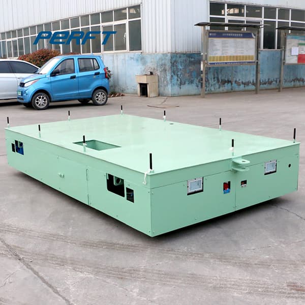 industrial motorized rail cart with v frame 50 ton